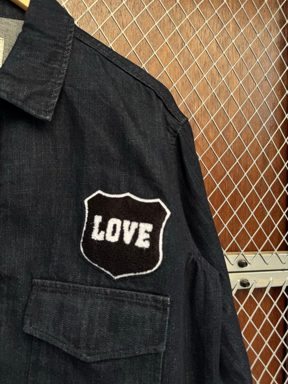 스튜디오 톰보이 생지 데님 와펜 포켓 패치 워크 자켓 F 상품이미지2