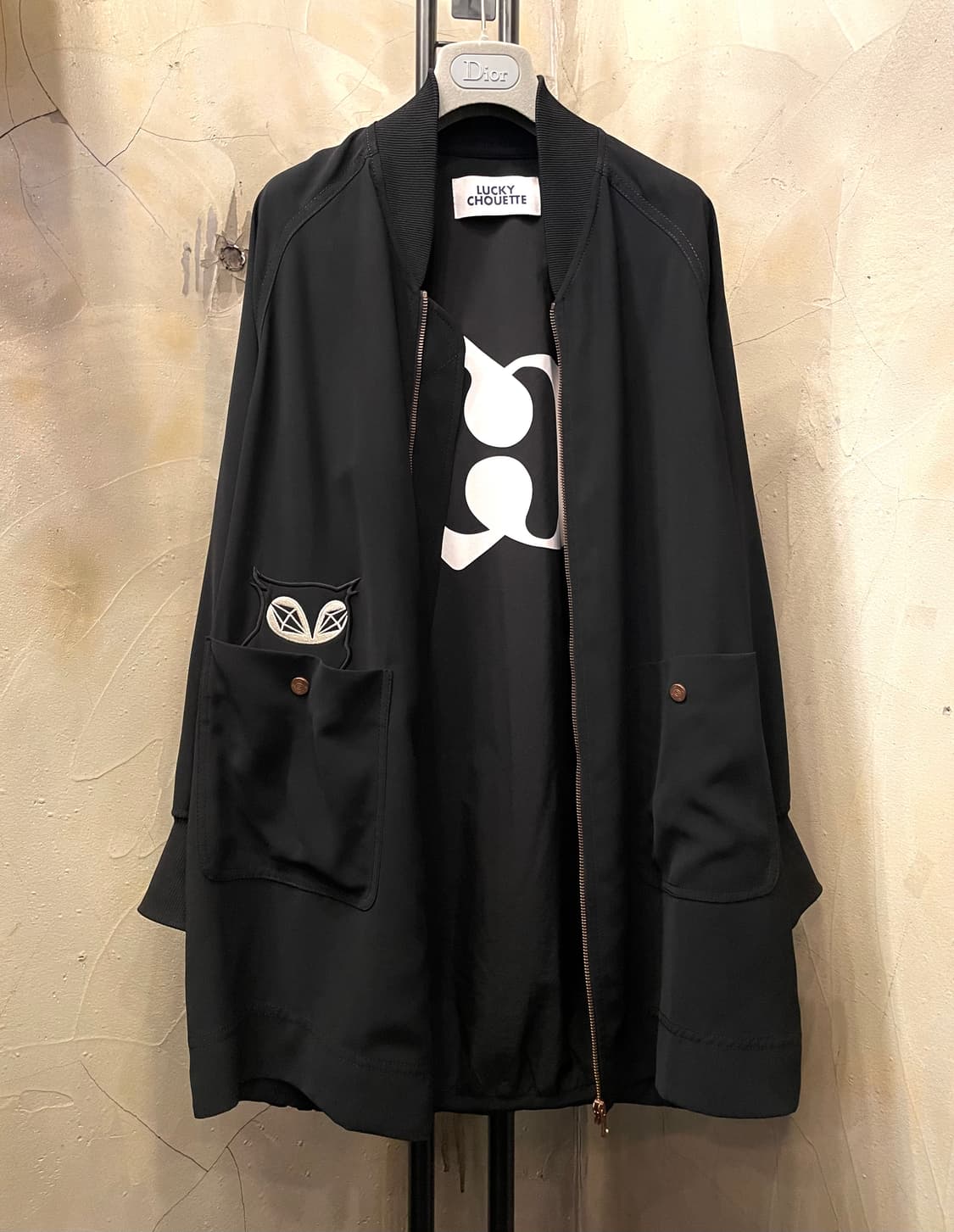 럭키슈에뜨 폴리 롱 점퍼 집업코트 55~66 상품이미지6