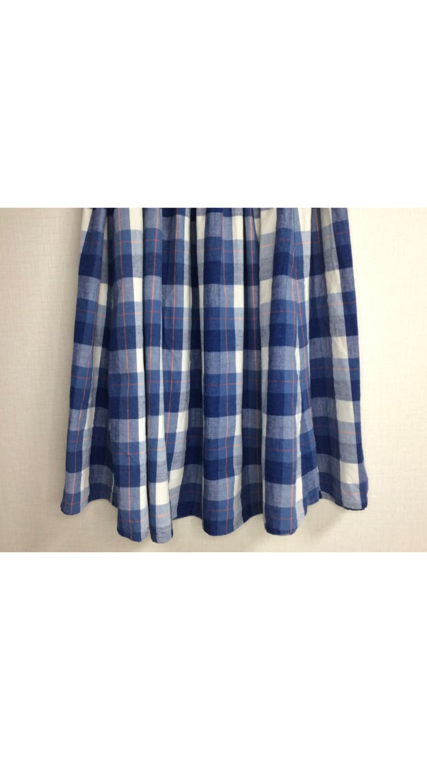 beams boy 빔즈보이 블루 체크 스커트 상품이미지3