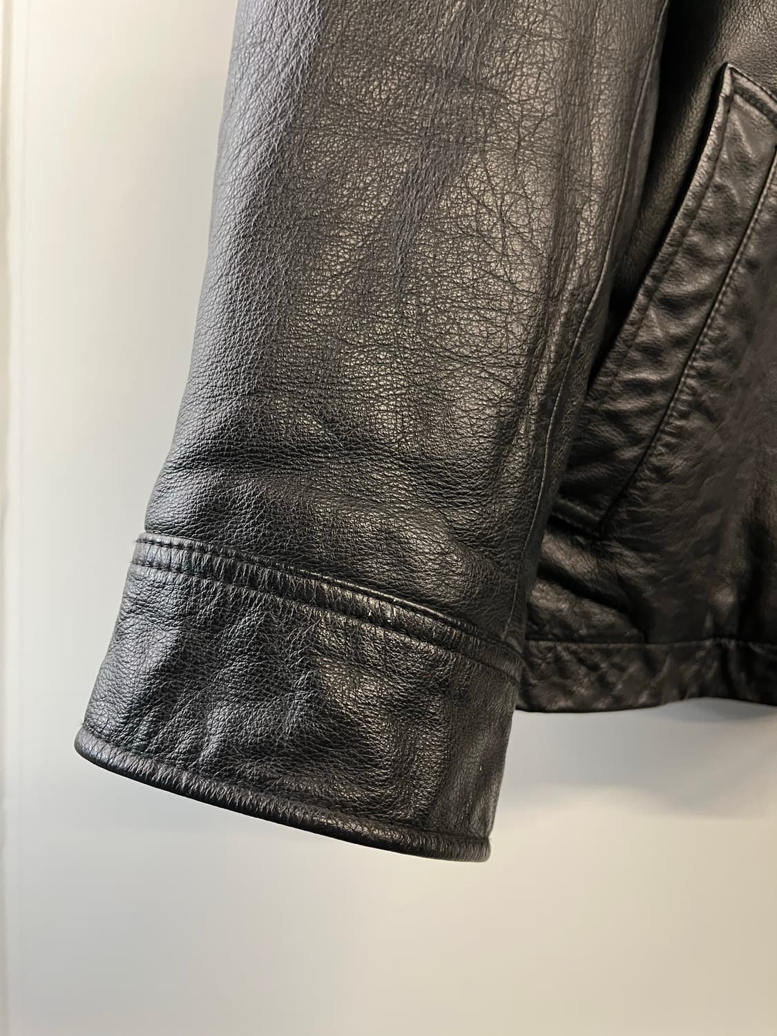 90s 올드갭 레더 자켓 상품이미지6