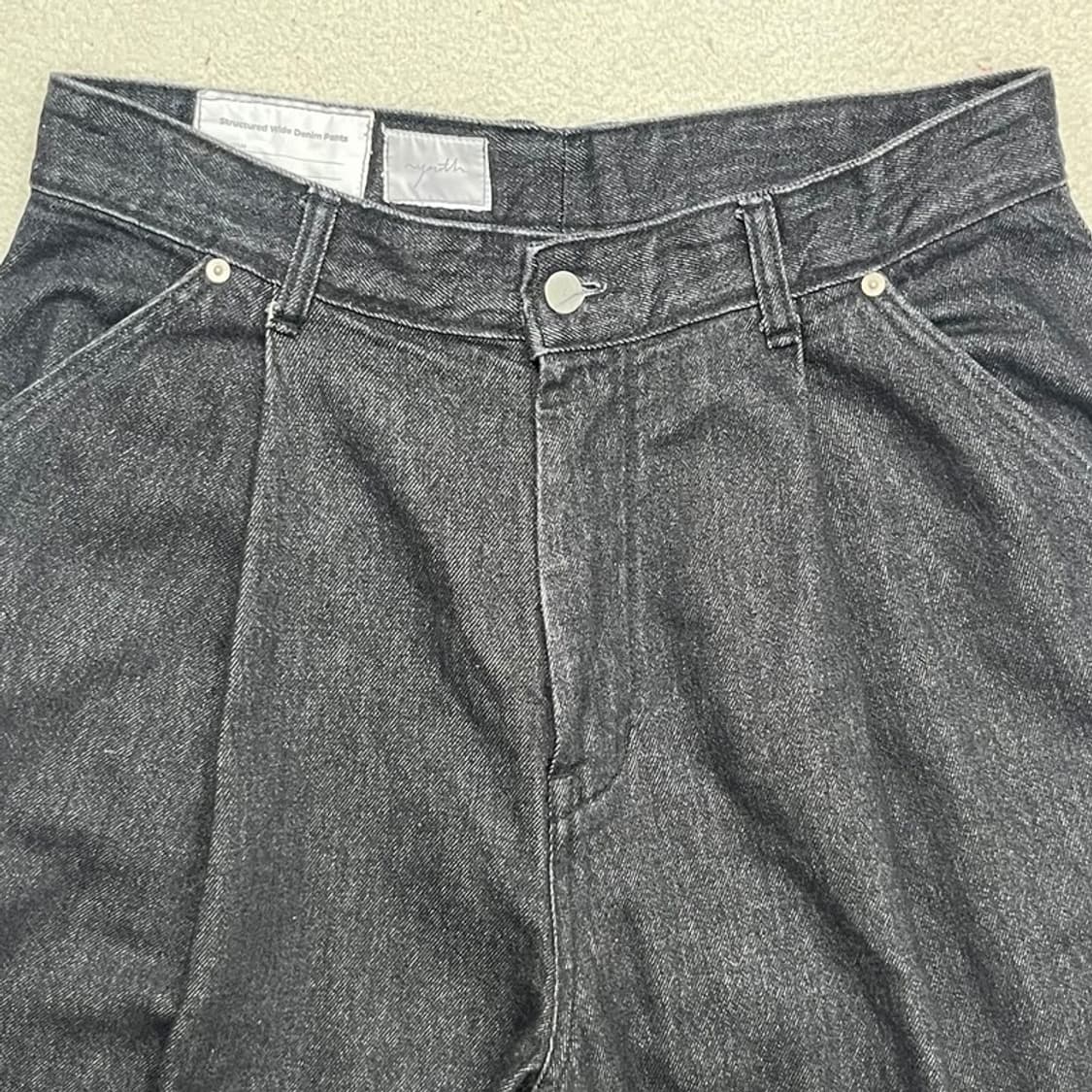 YOUTH 핀턱 흑청바지 상품이미지2