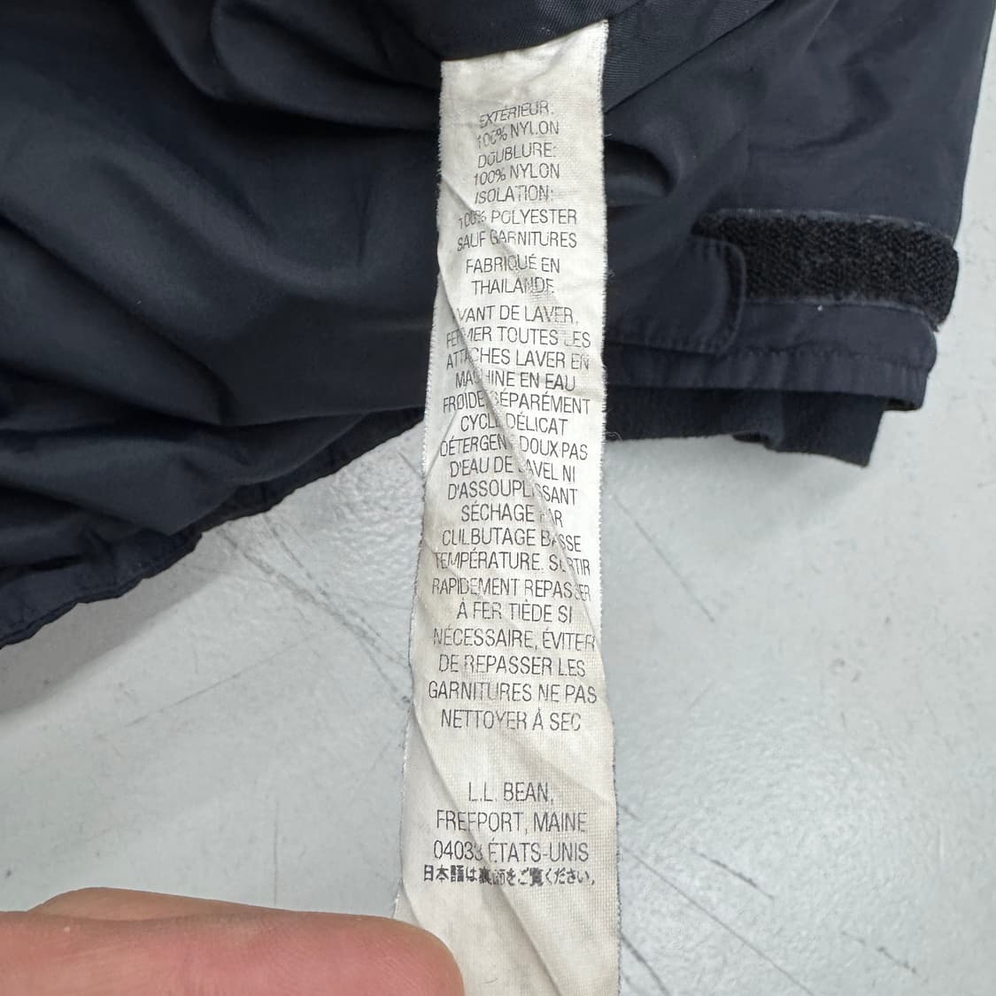 엘엘빈 나일론 마운틴 윈드브레이커 바람막이 자켓 블랙 상품이미지9