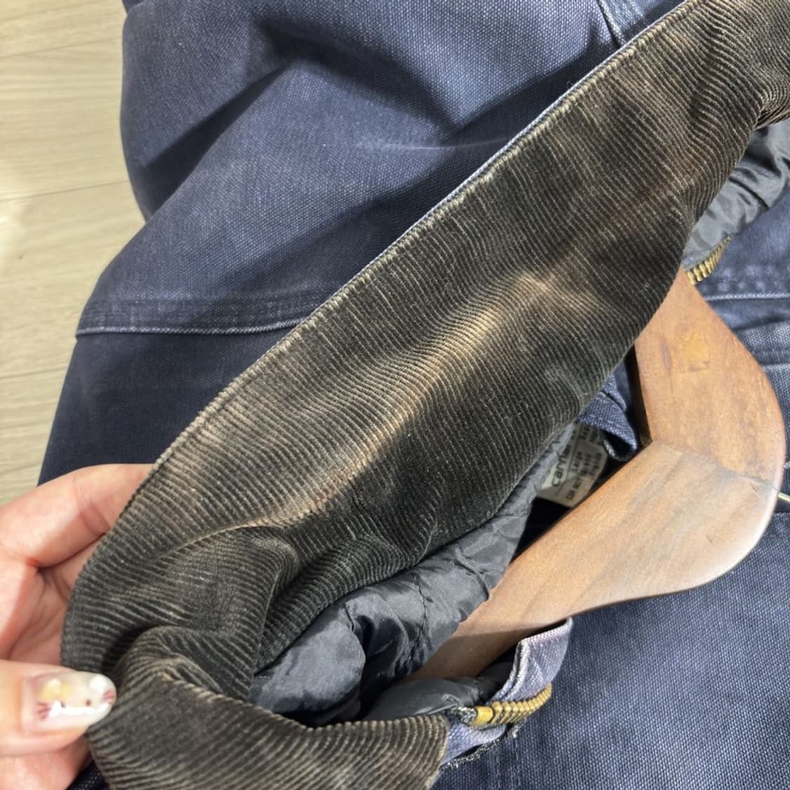 칼하트 C26 샌드스톤 디트로이트 누빔 워크 자켓 105 C06359 상품이미지9