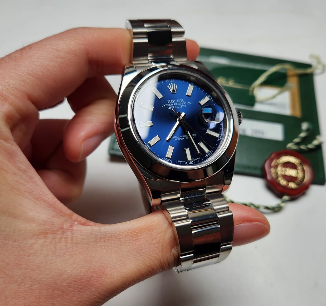 롤렉스 데이저스트 오이스터 퍼페츄얼 116300 청판 41mm 풀셋 상품이미지5