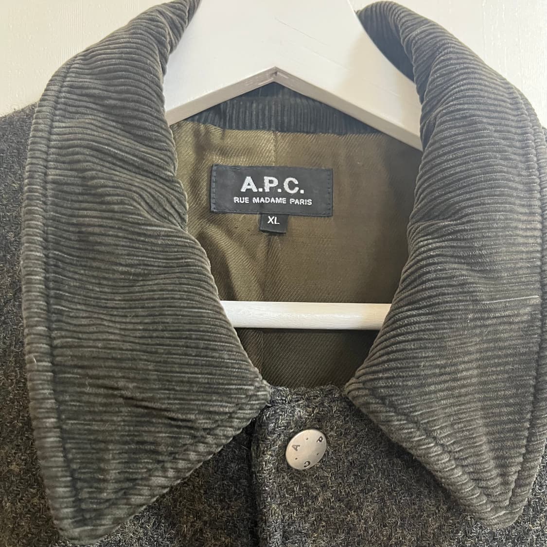 [XL] APC 아페쎄 울 퀄팅 자켓 상품이미지2