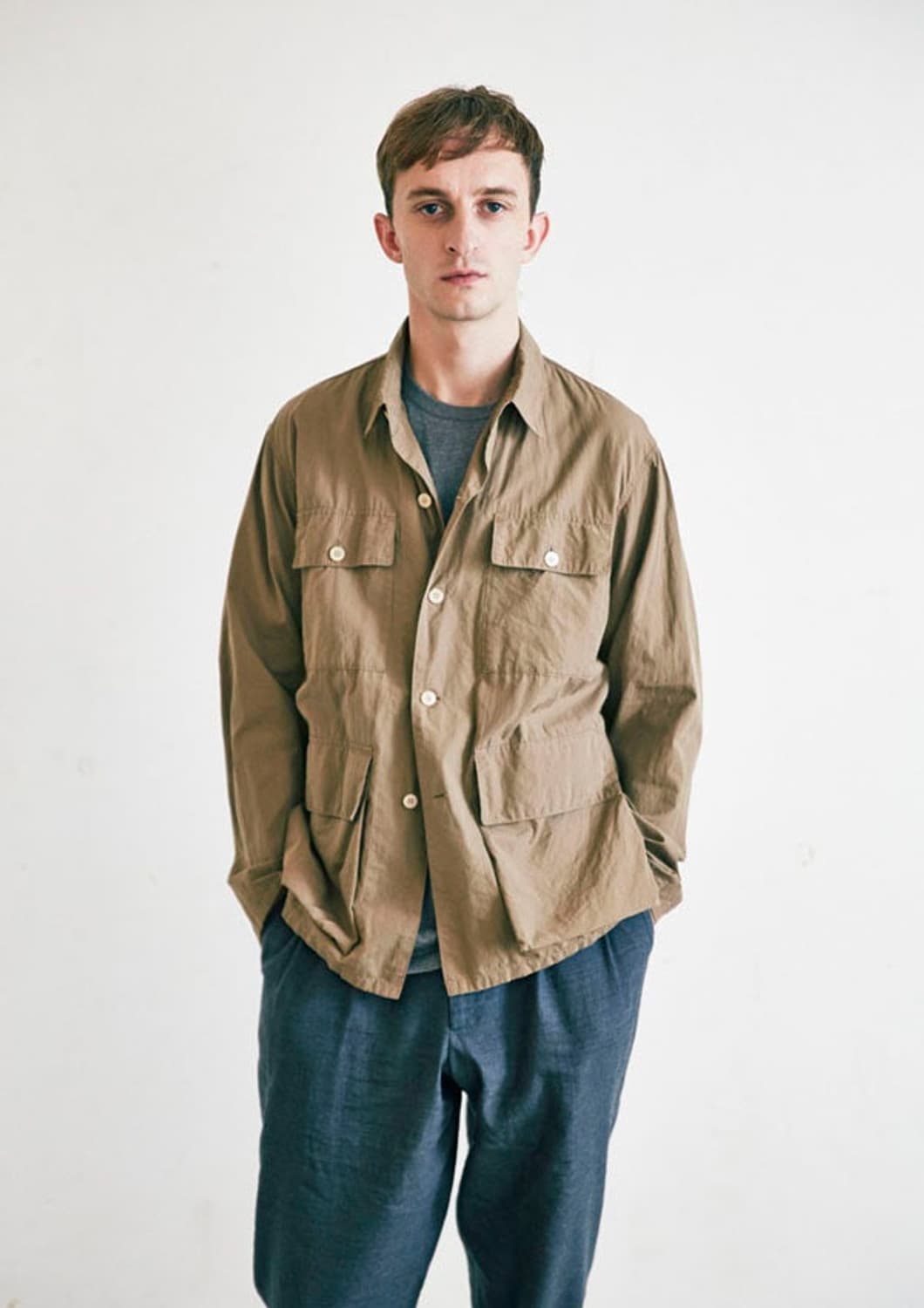 1) comoli 코모리 bdu 셔츠 자켓 상품이미지6