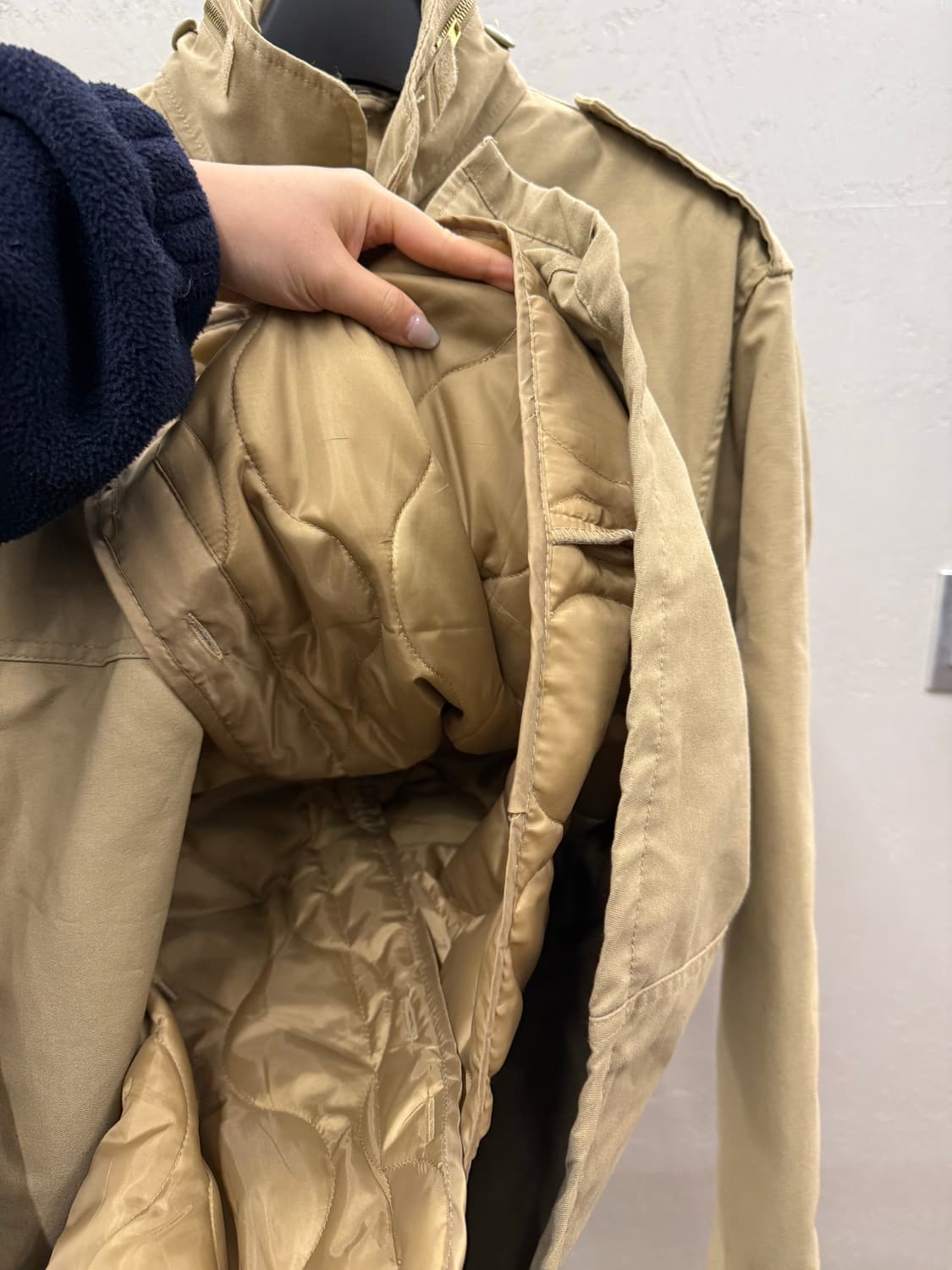 미군 로스코 필드 자켓 스몰 레귤러 내피 포함 상품이미지5