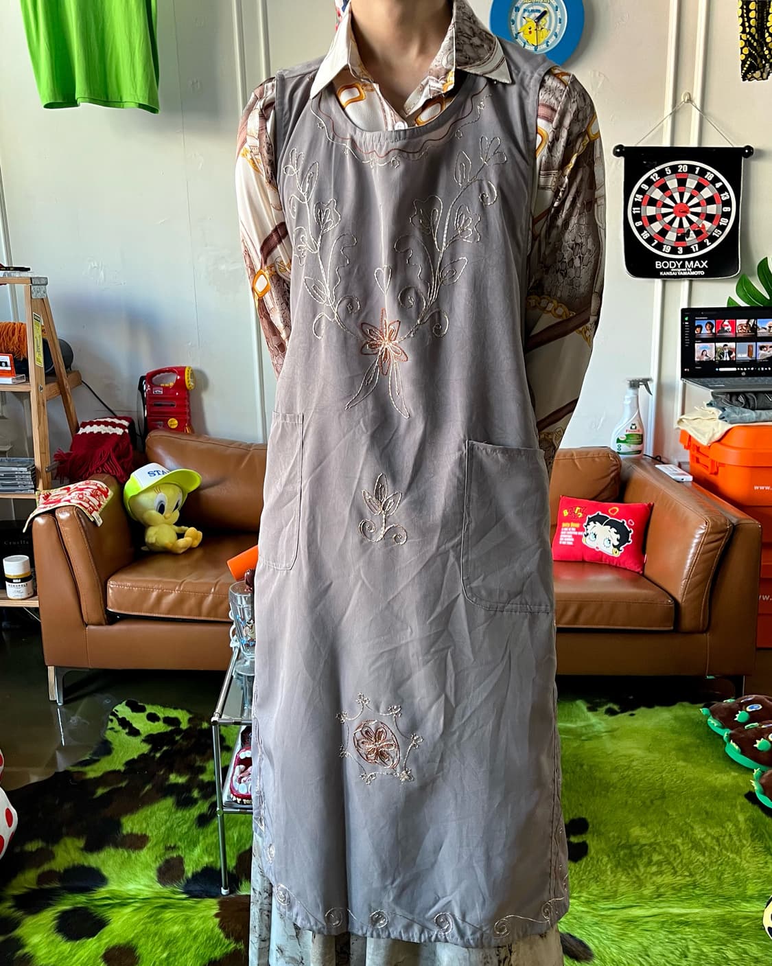 JAGANNATH Indian Oriental Stitch Apron 상품이미지2