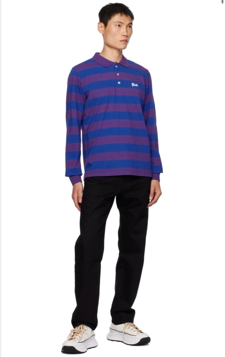 Noah Polo Shirt Adult Medium Blue Purple 상품이미지8