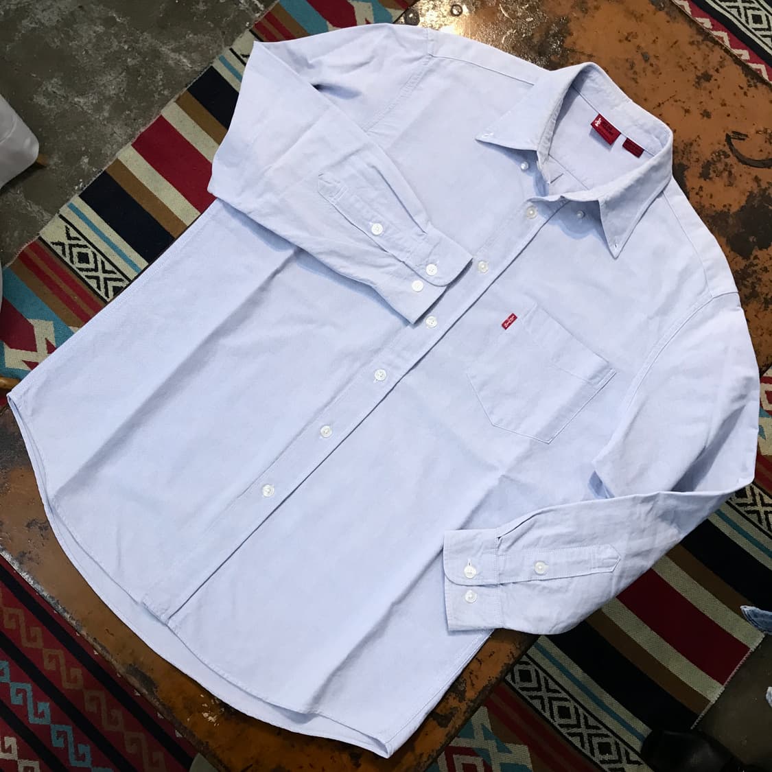 리바이스 원포켓 소라 옥스포드 셔츠 남성 105 사이즈 상품이미지2