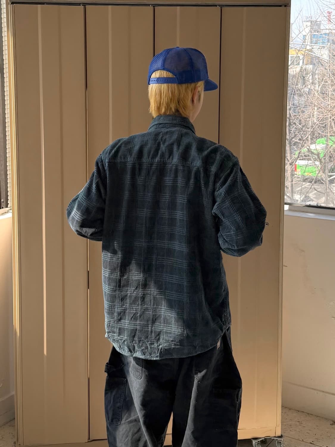 할리데이비슨 긴팔 체크셔 츠 상품이미지4