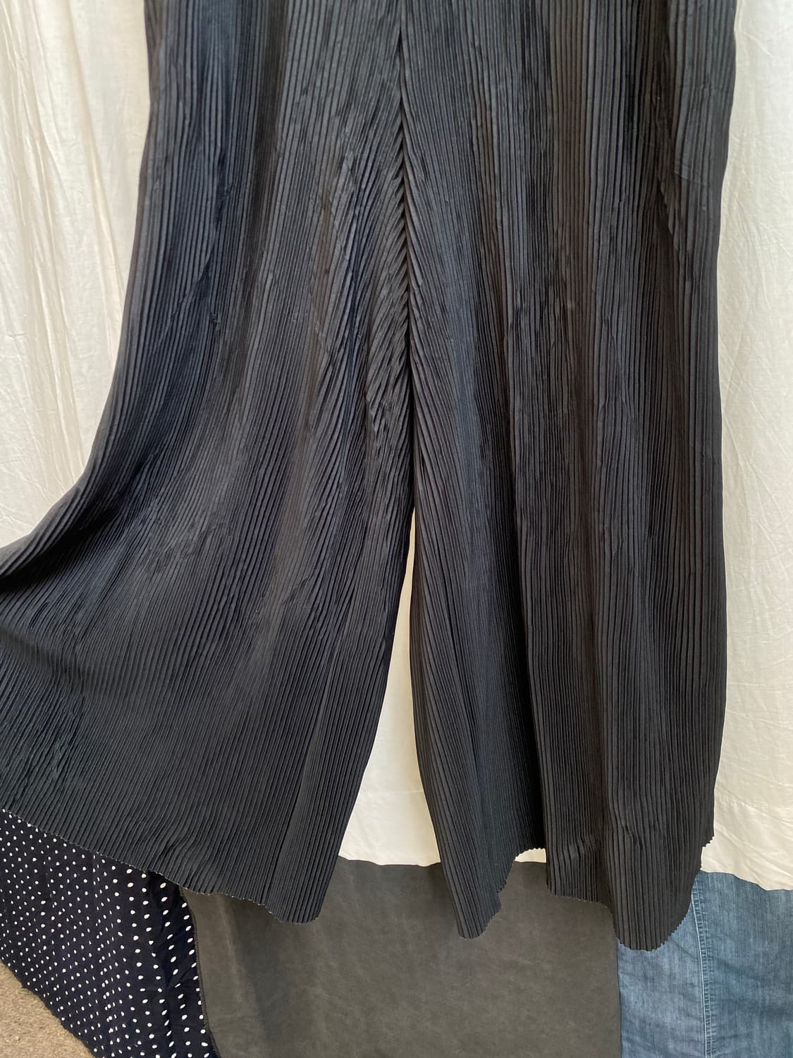 블랙 플리츠 점프수트(M) 상품이미지5
