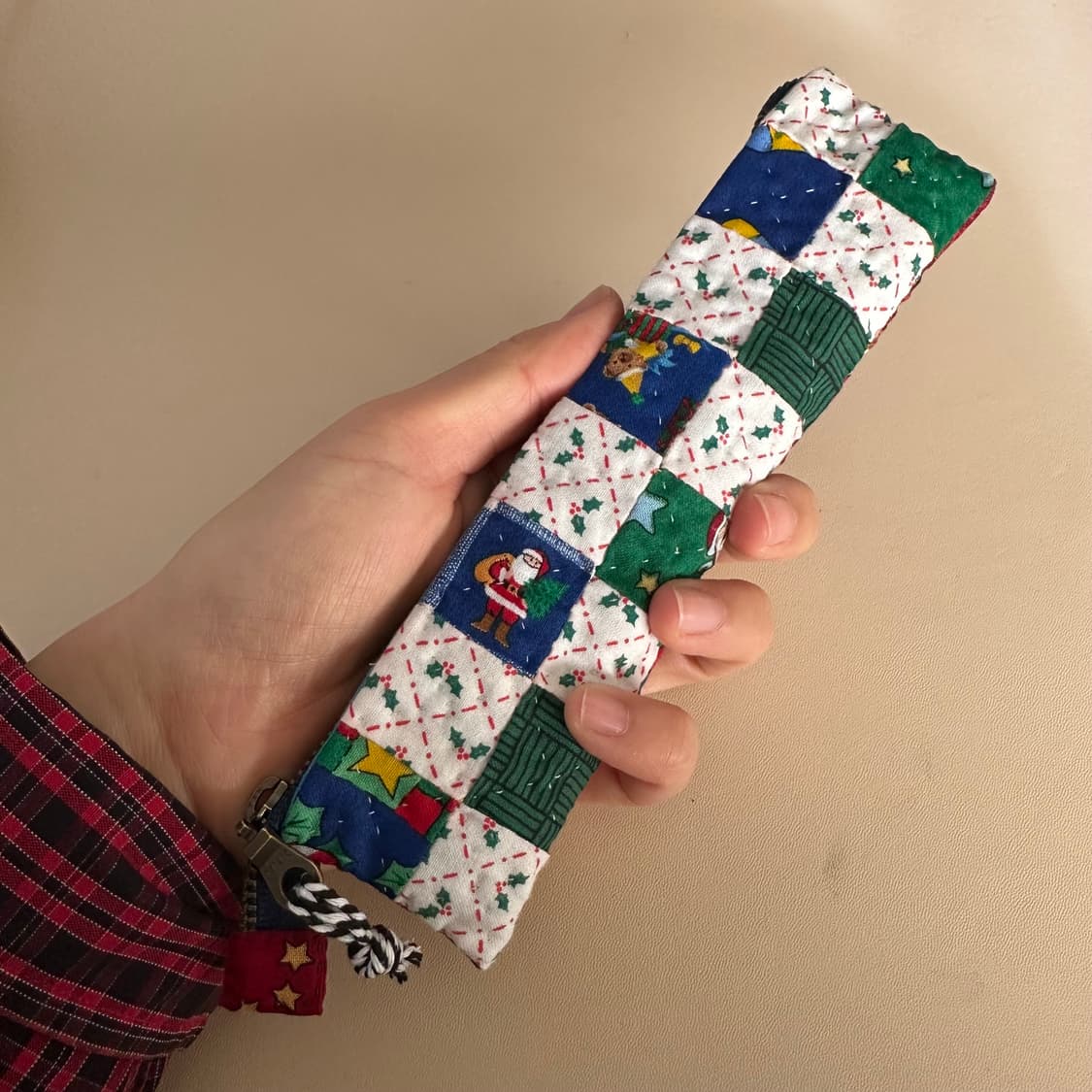 메리 크리스마스 필통 / 브러쉬파우치 / 퀼트 파우치  상품이미지6