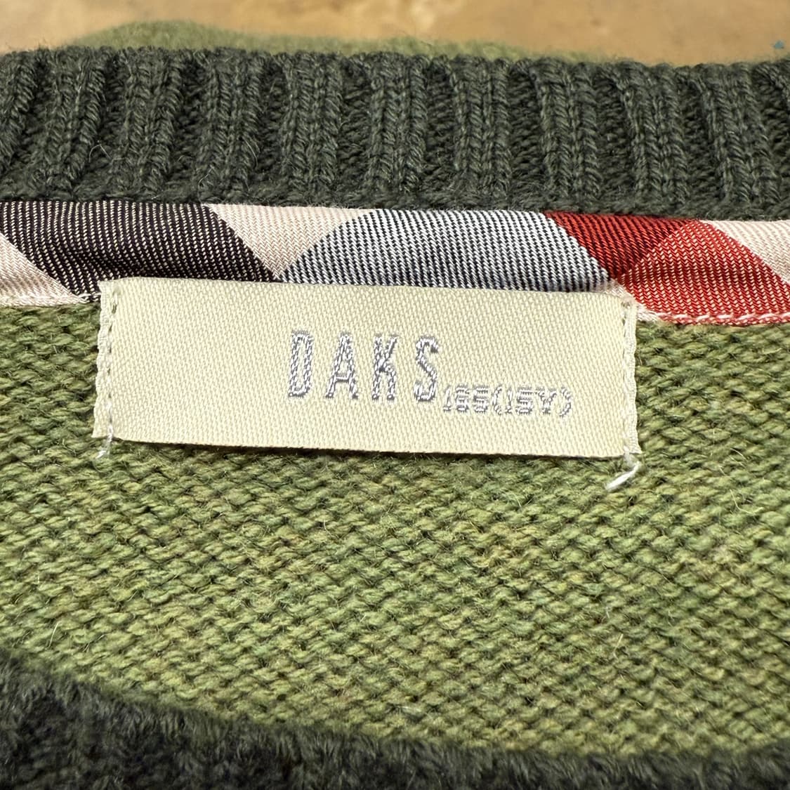 닥스 말차 카키 닥스훈트 강아지 니트  상품이미지5