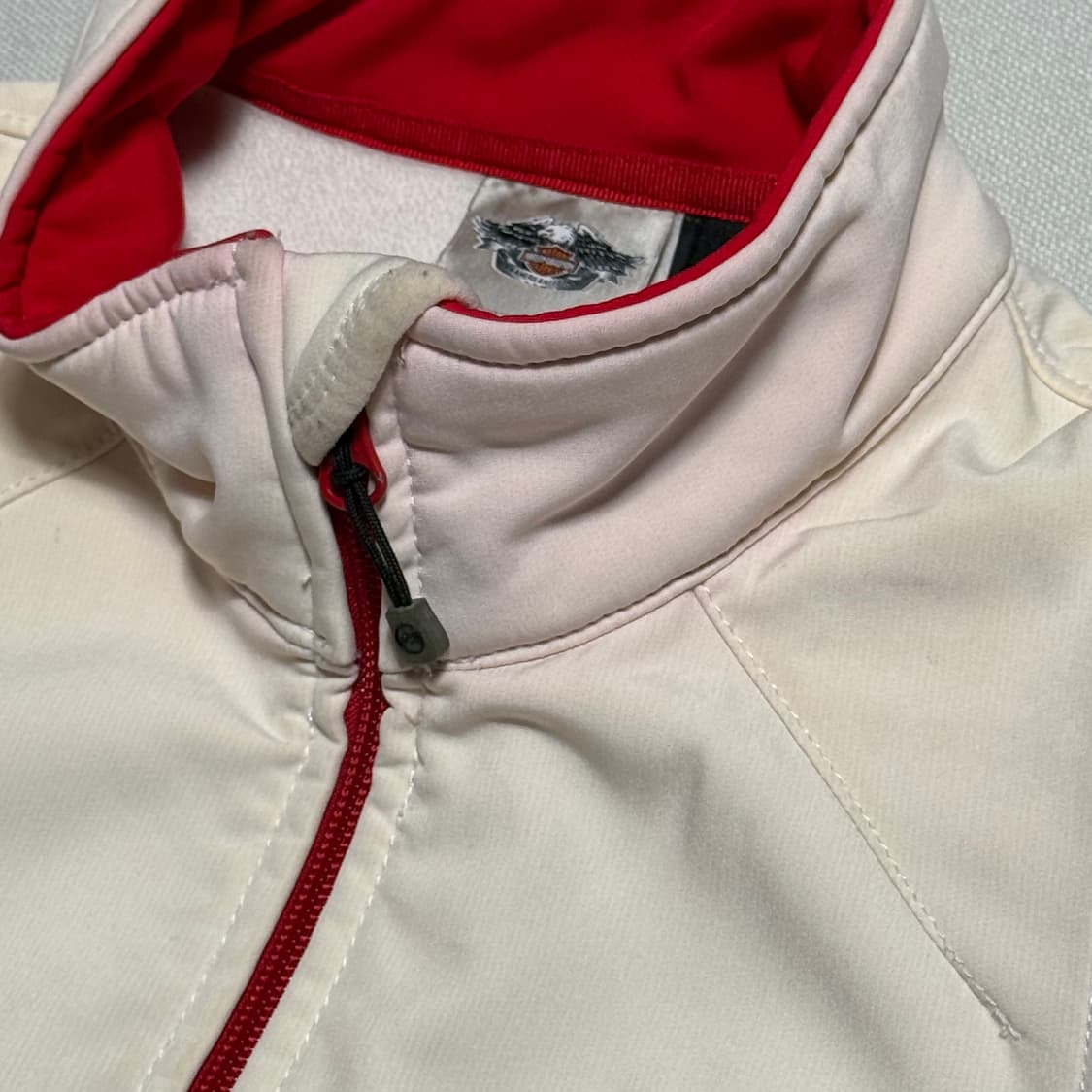 XS 할리데이비슨 여성용 빅 레터링 로고 레이싱 집업 자켓 상품이미지7