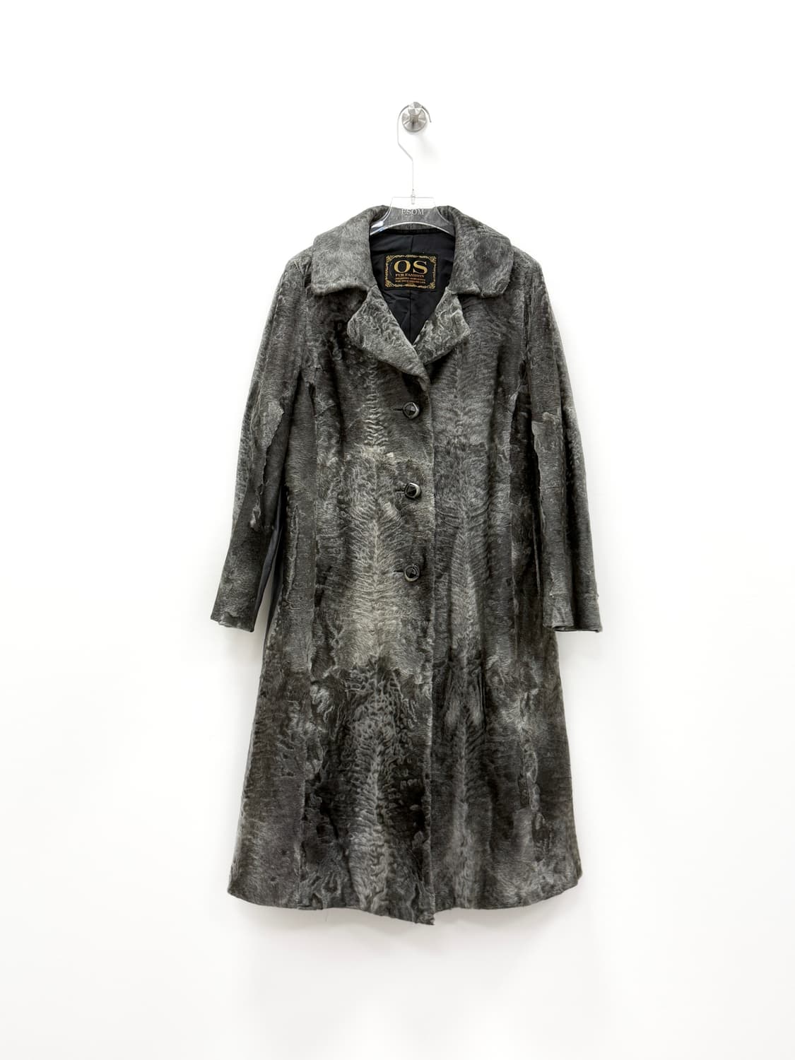 OS Fur Fashion 브로드테일 램 퍼 코트 상품이미지3