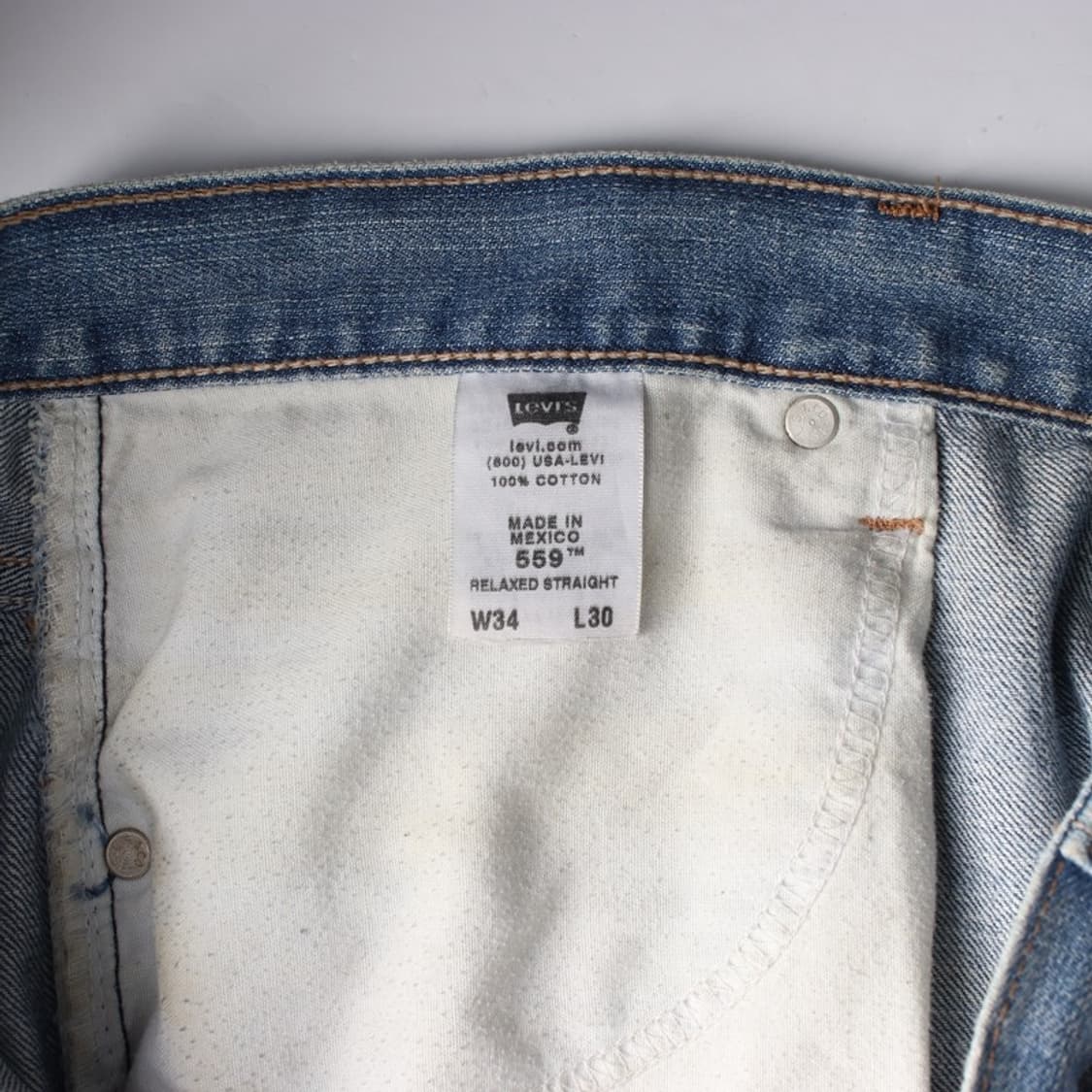 리바이스 559 릴렉스드 스트레이트 데님 팬츠 34 상품이미지7