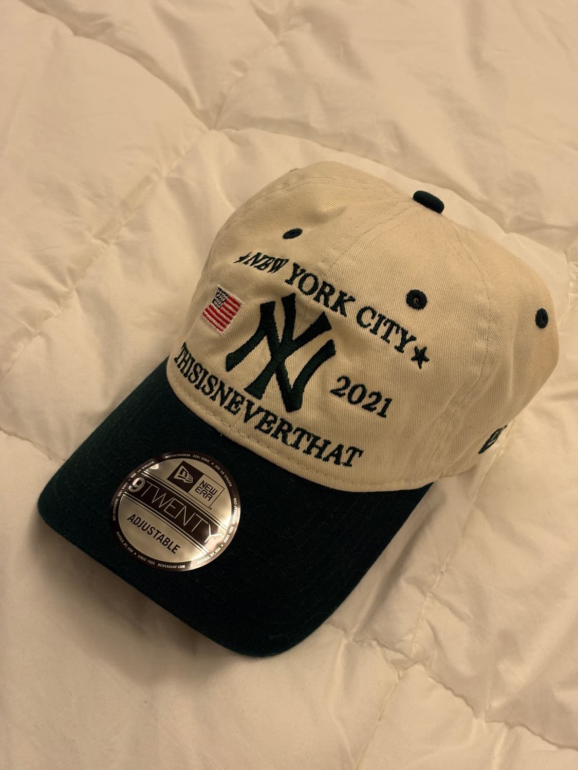 뉴에라x디스이즈네버댓 콜라보 볼캡 상품이미지1