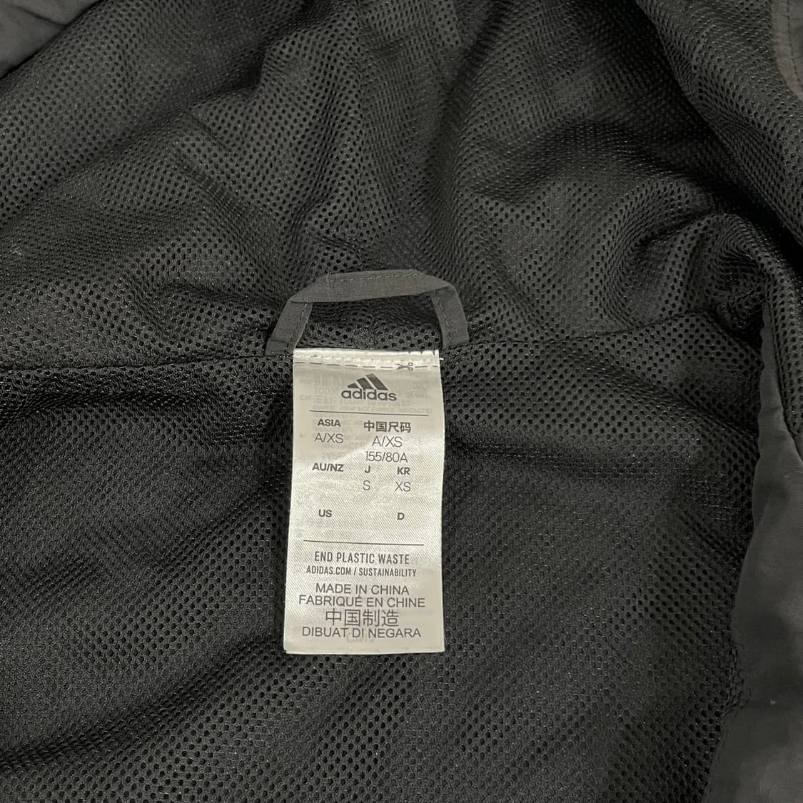 아디다스 크롭 윈드브레이커 (XS) 상품이미지3