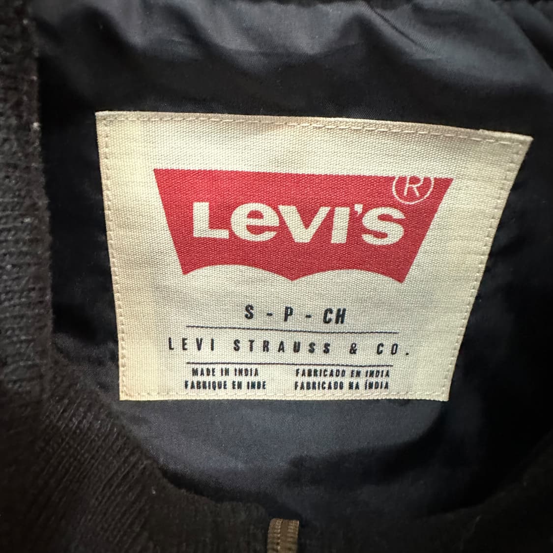 리바이스 레더 블루종 자켓 상품이미지5