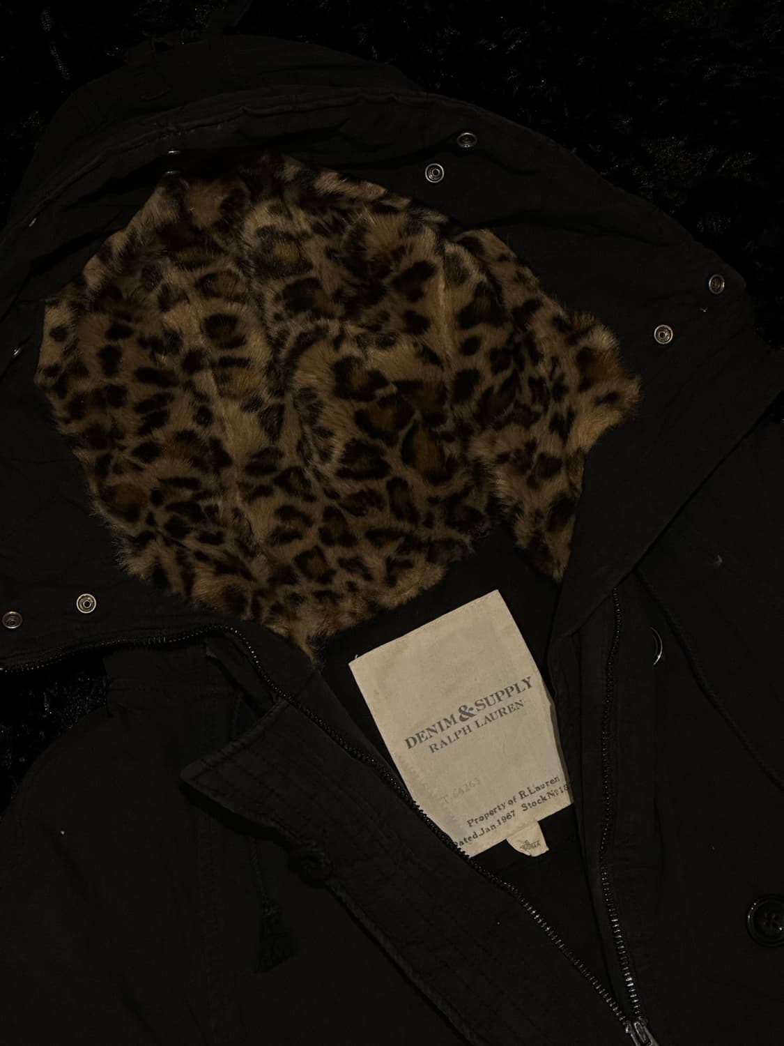 Denim&Supply leopard fur jacket 상품이미지2