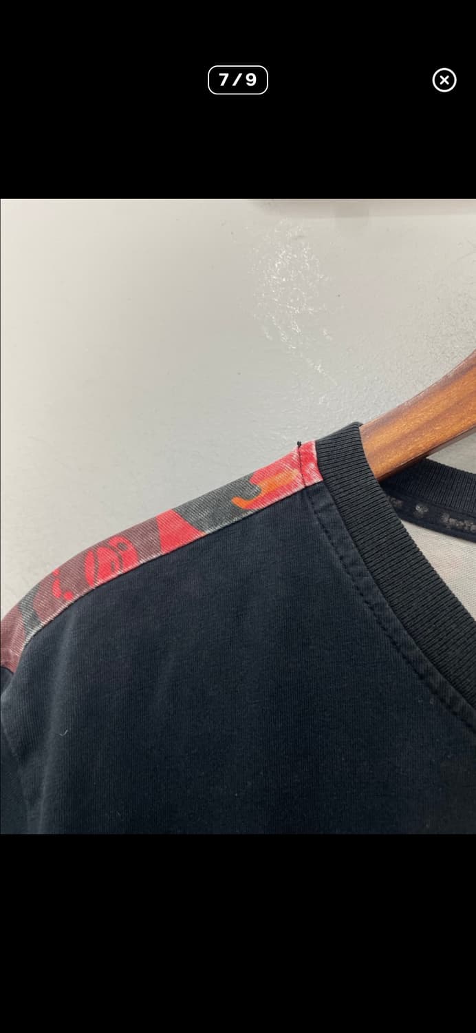 베이프 카모프린팅 블랙반팔 A3806 상품이미지7