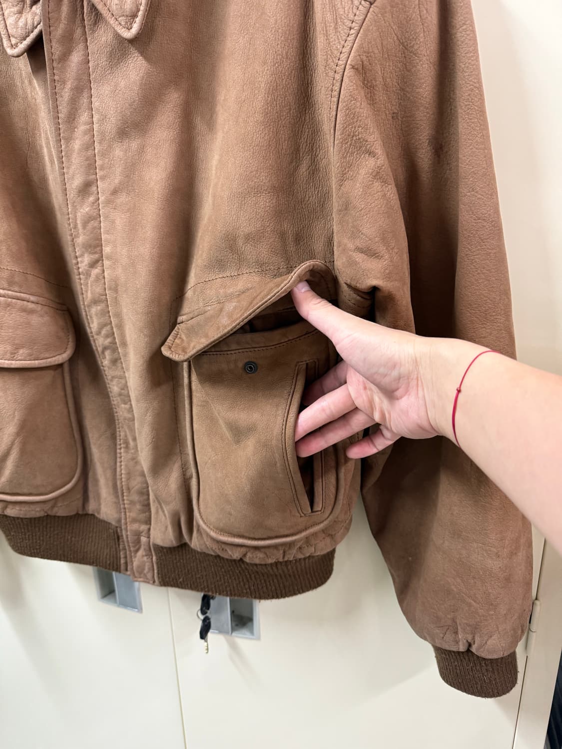 A2 Flight suede jacket  상품이미지5