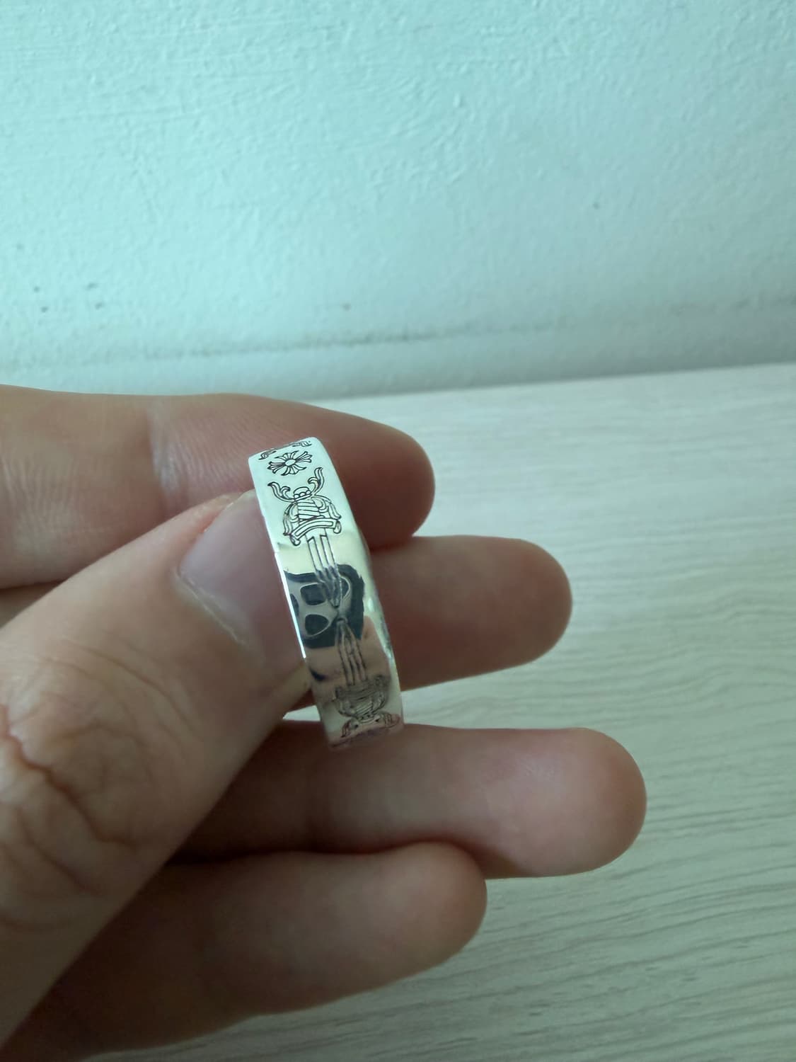[us9.5] 크롬하츠 스페이서 대거링 6mm 상품이미지6