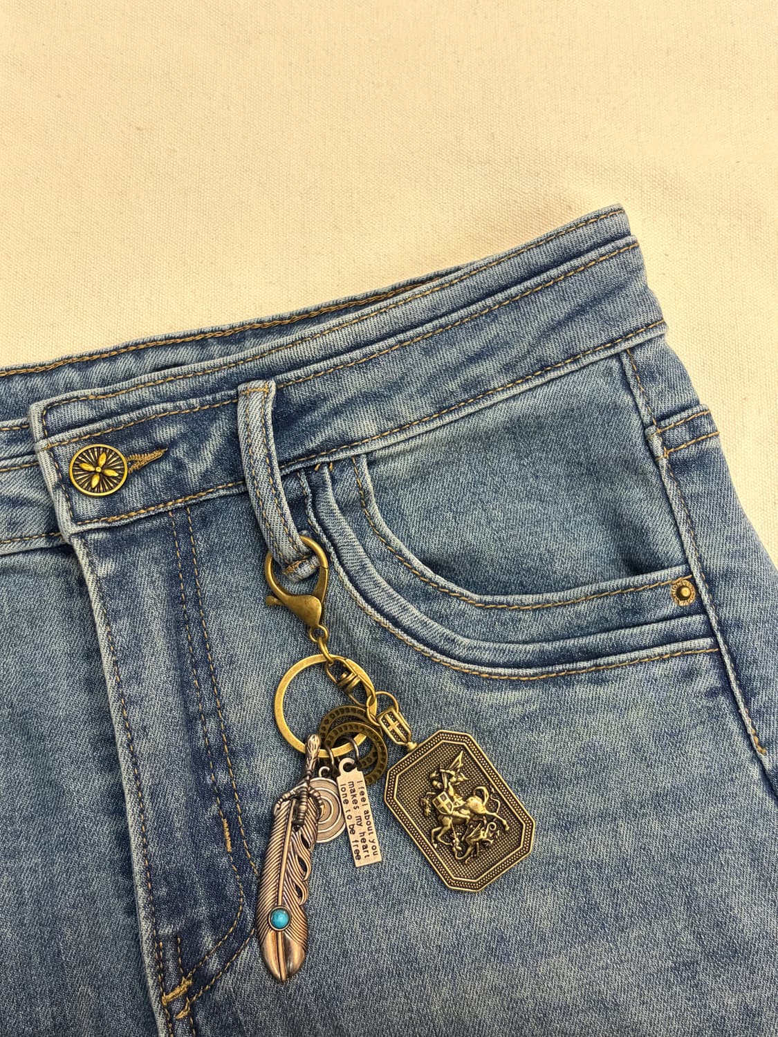 빈티지 가디언 페더 키링 상품이미지4