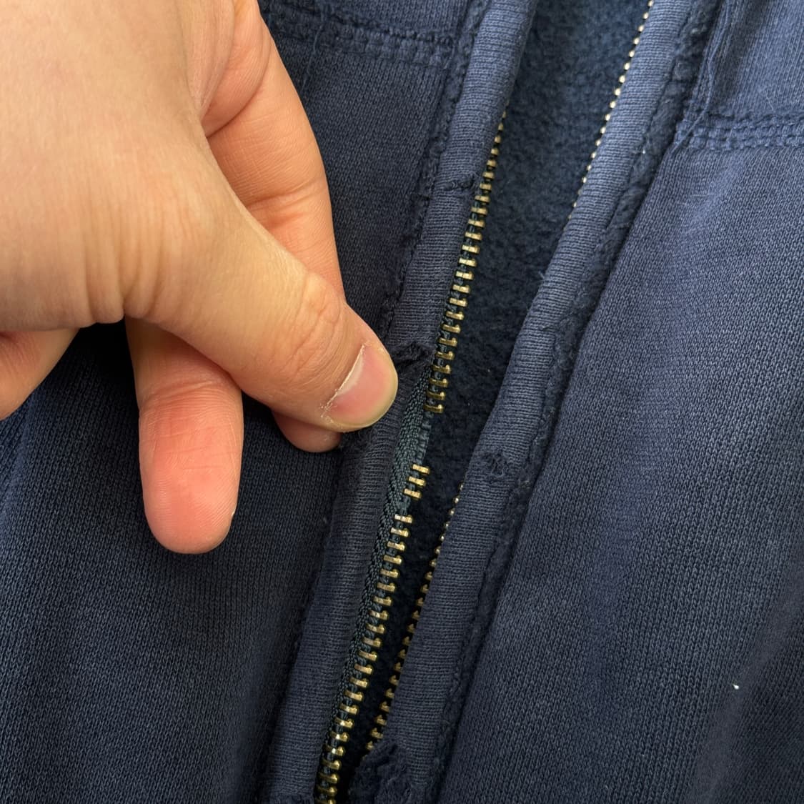 홀리스터 빈티지 데미지 패치 후드집업 XL 상품이미지8