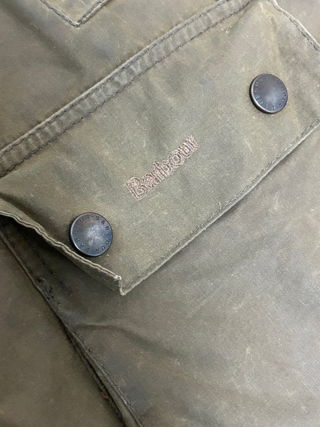 바버 클래식 타탄 올리브 비데일 왁스 자켓 상품이미지5