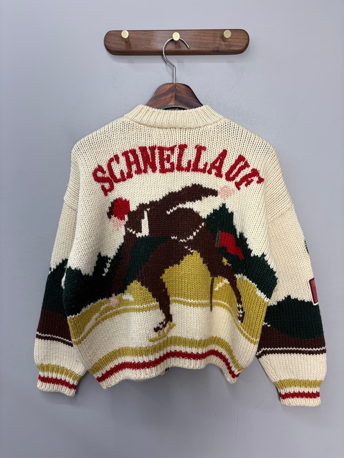 아츠키 오니시 코위찬 니트 집업 자켓 A3367 상품이미지5