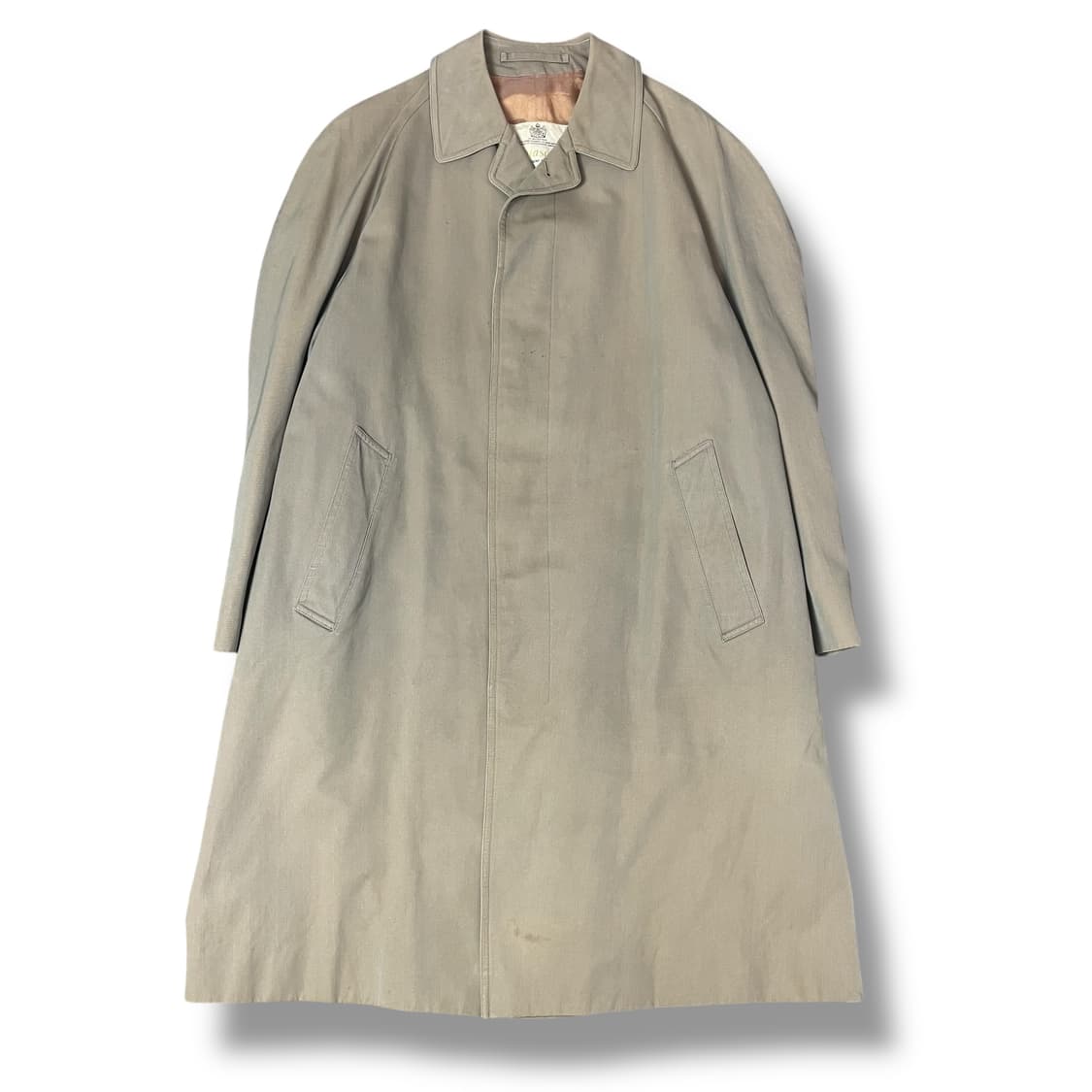 Aquascutum 베이지 코튼 트렌치 코트 상품이미지1