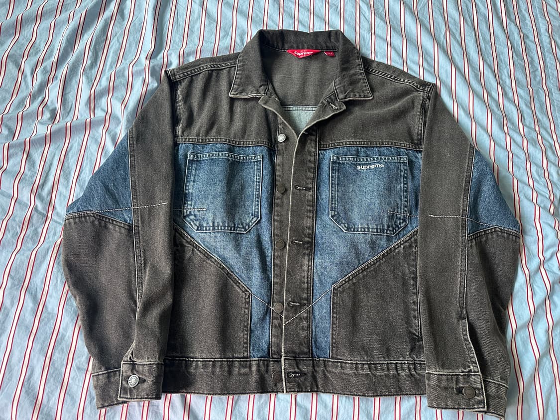 슈프림 투톤 데님자켓 상품이미지1