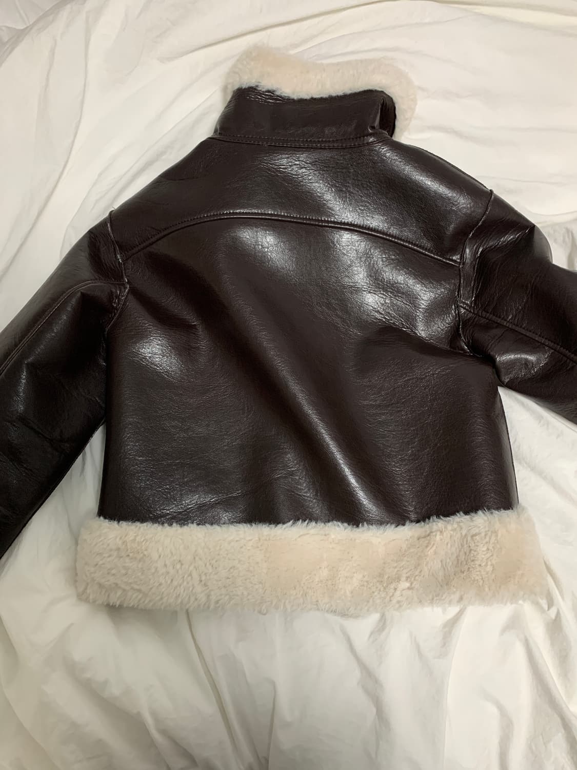 보헴서 무스탕 다크 브라운 상품이미지4