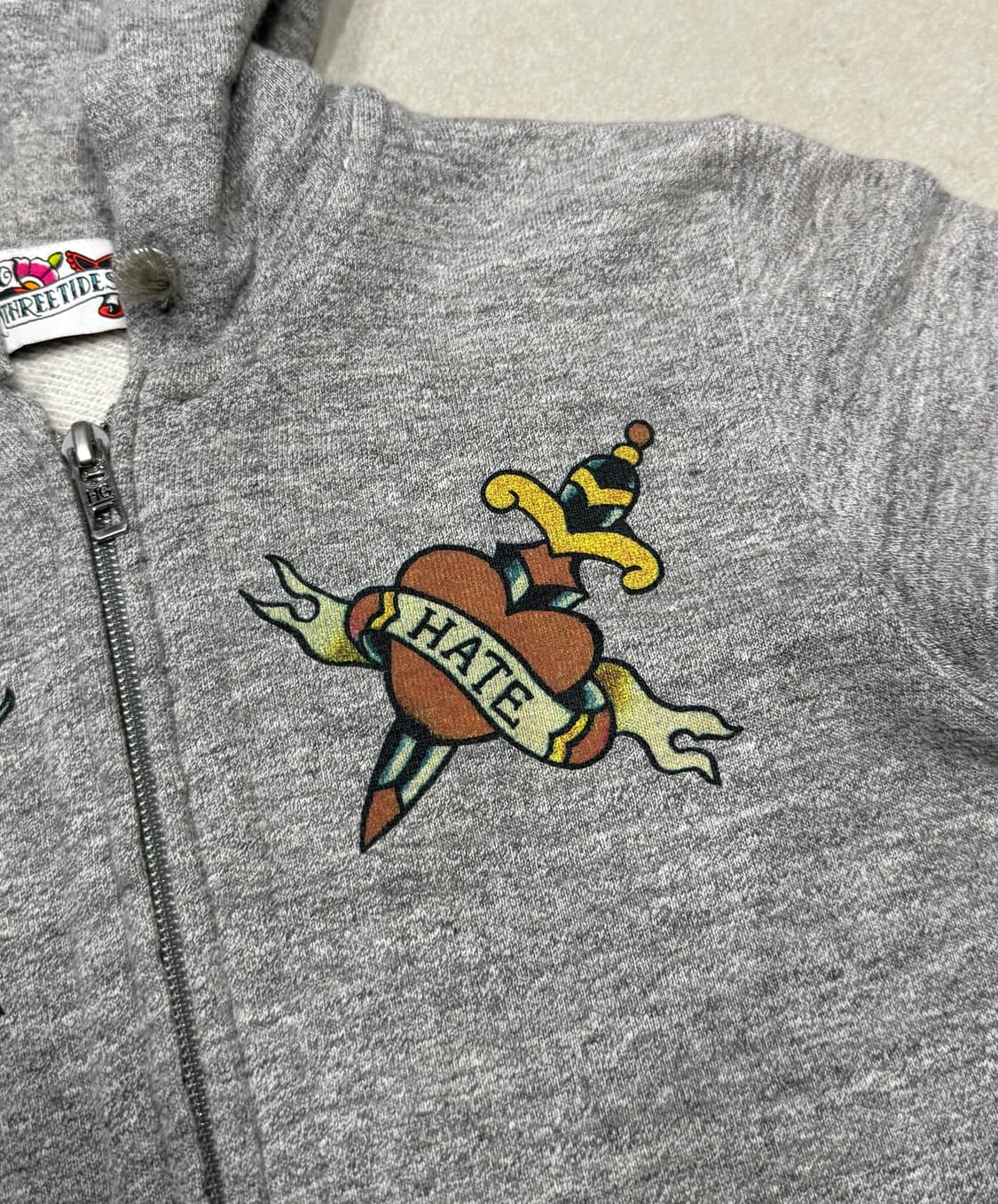 히스테릭 글래머 아카이브 사랑과 증오 후드 집업 자켓 상품이미지3