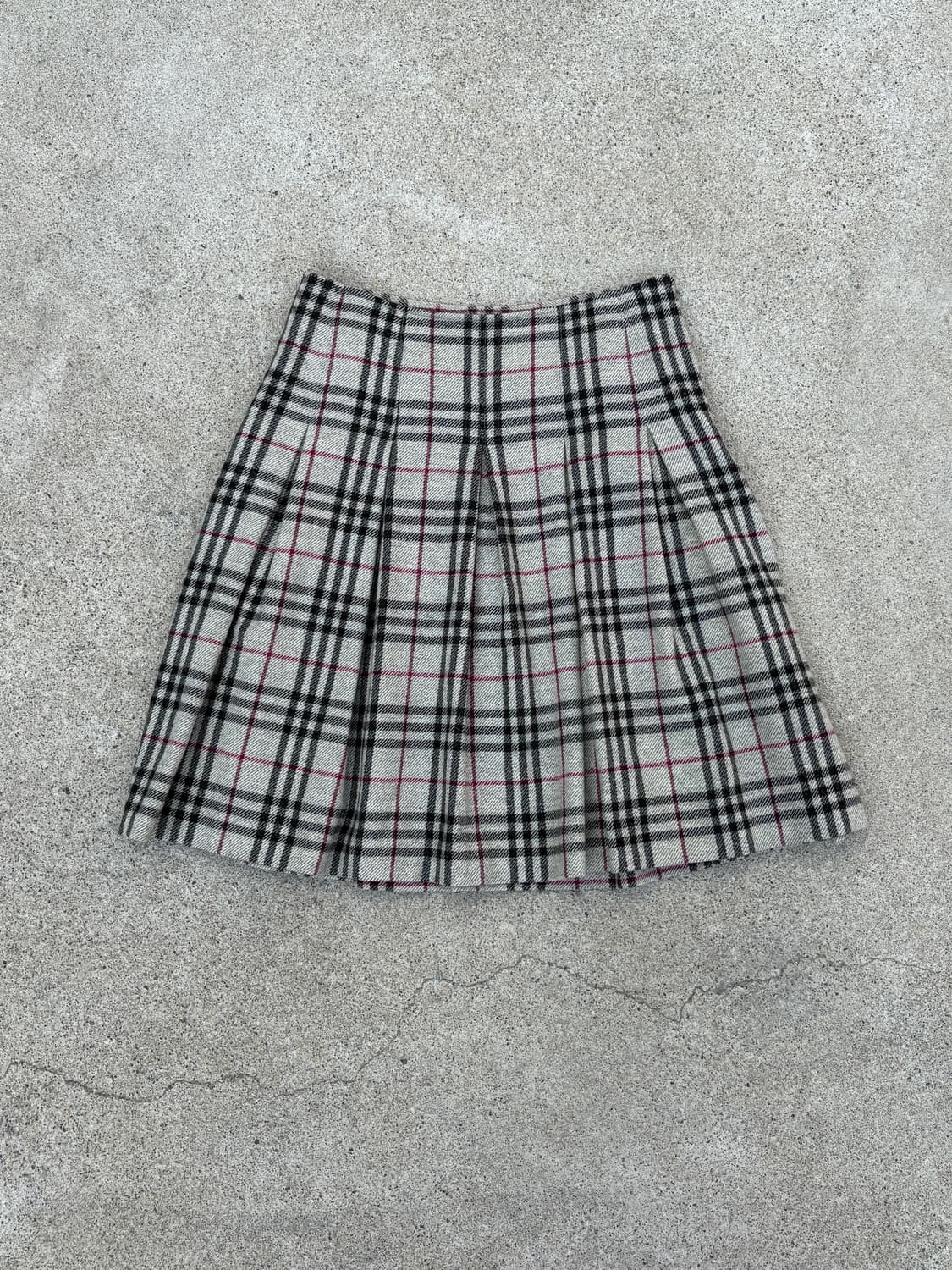 버버리 울& 알파카 스커트 상품이미지1