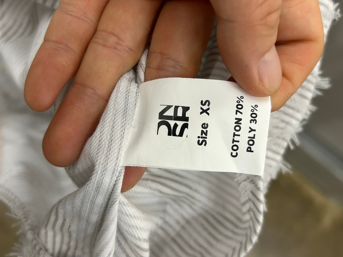 DNSR 화이트 스트라이프 셔츠 상품이미지7