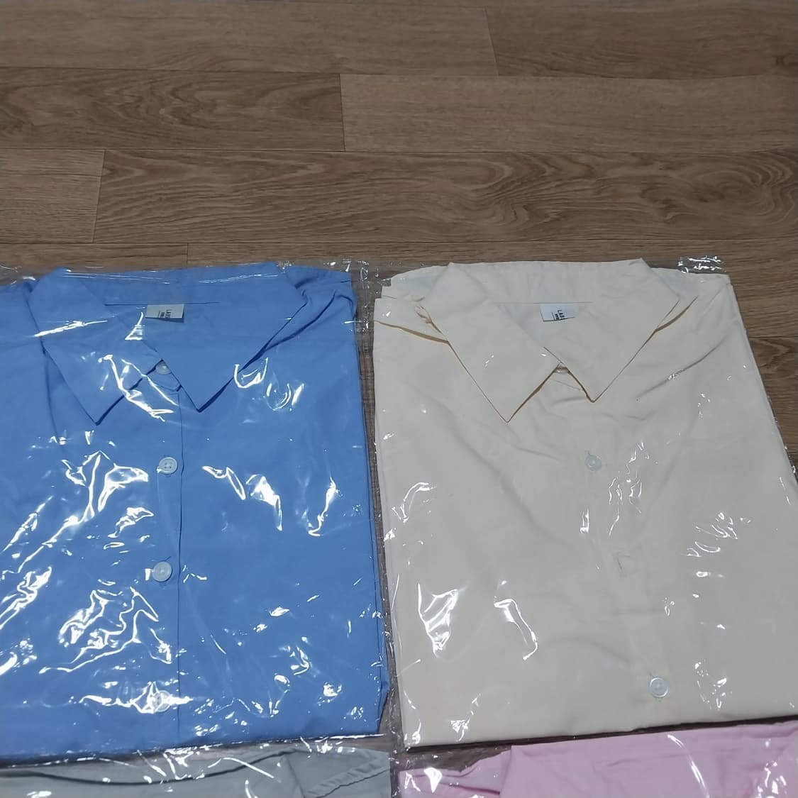 미사용 여성 오버핏 4벌가격 반팔 셔츠 상품이미지4