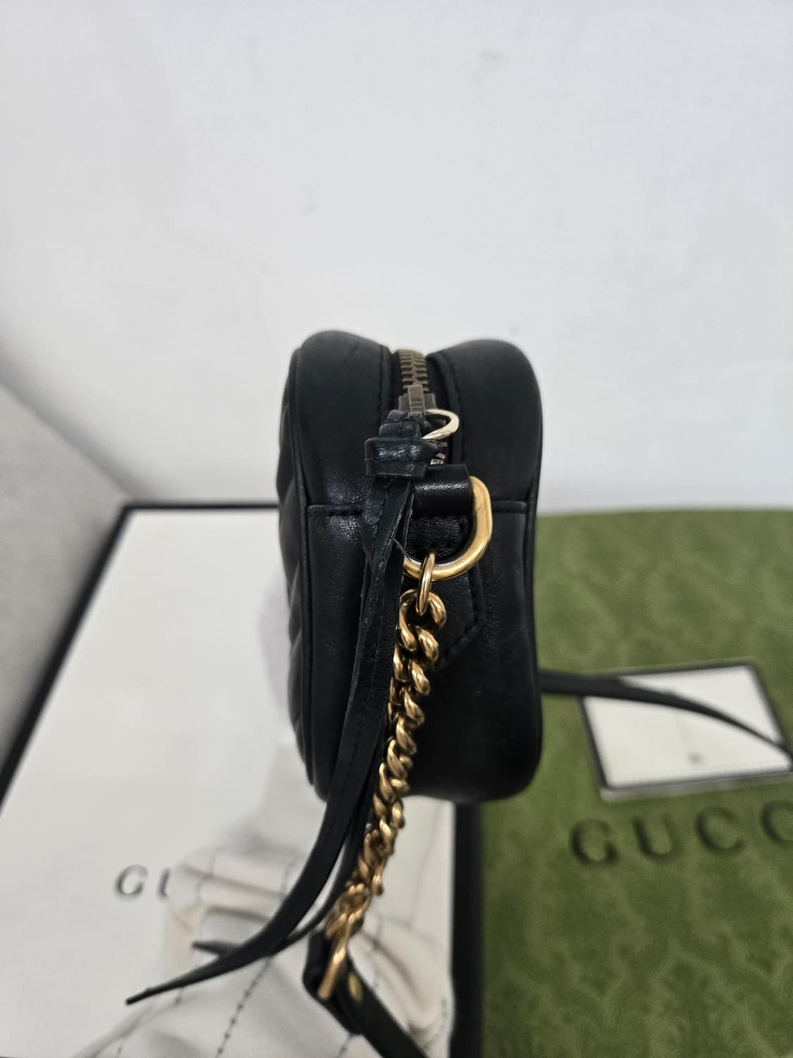 [보증서 정품] 구찌 마몬트 GG 숄더백 상품이미지4