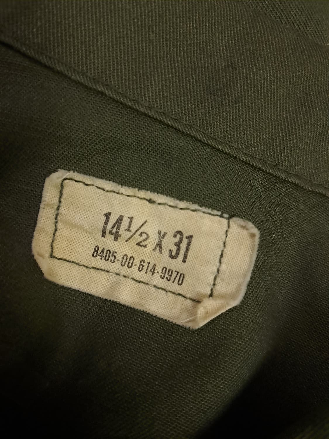 오리지날 미군 70's OG-507 셔츠 상품이미지4