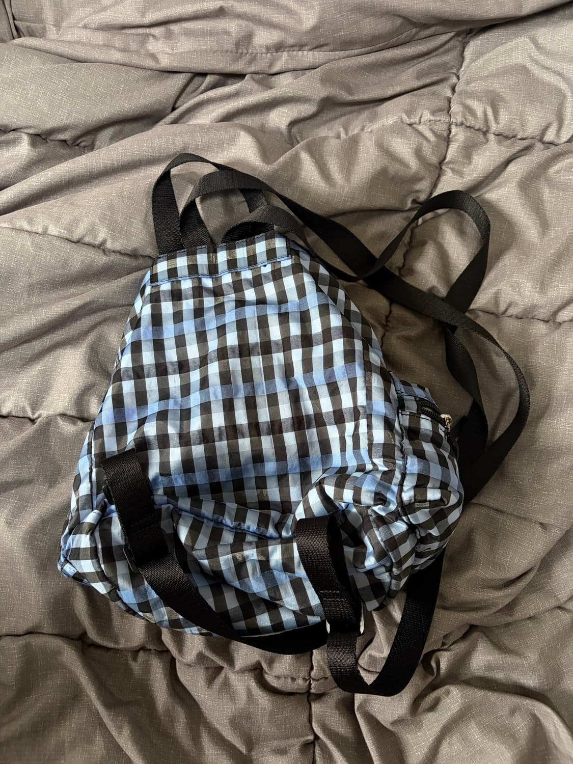 페넥 체크 백팩 상품이미지2