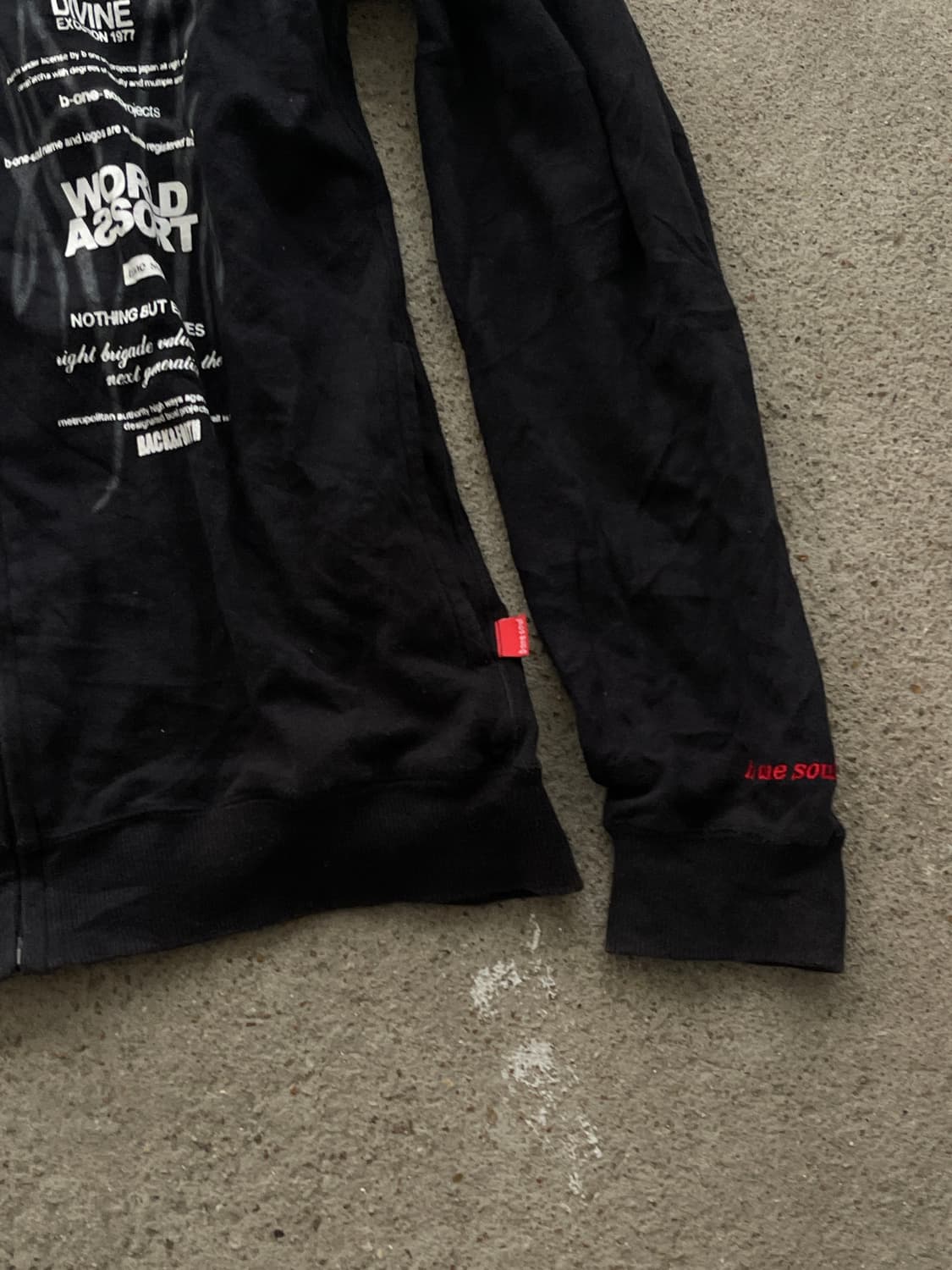 (B one soul)y2k zip up hoody 상품이미지3