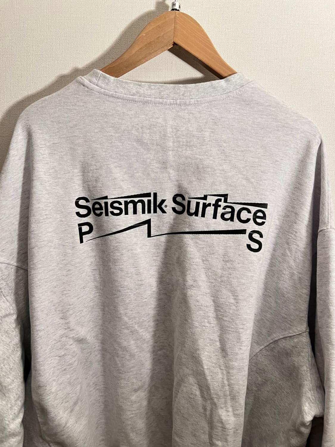 Seismik Stratum Sweatshirt Melange White 상품이미지3