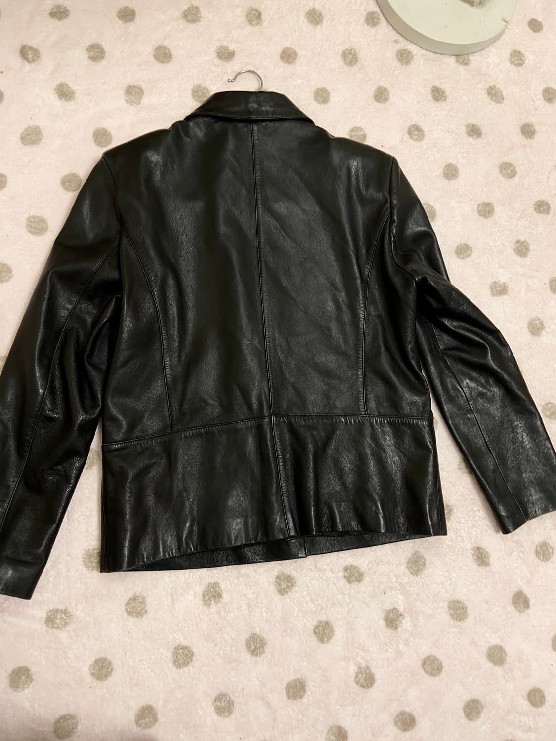 빈티지 블랙 리얼 레더 가죽자켓 상품이미지6