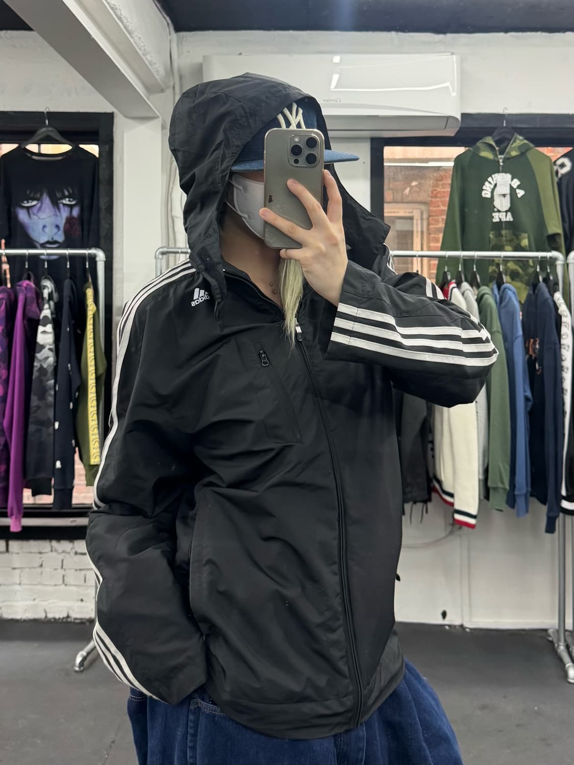 아디다스 오버핏 바람막이 상품이미지2