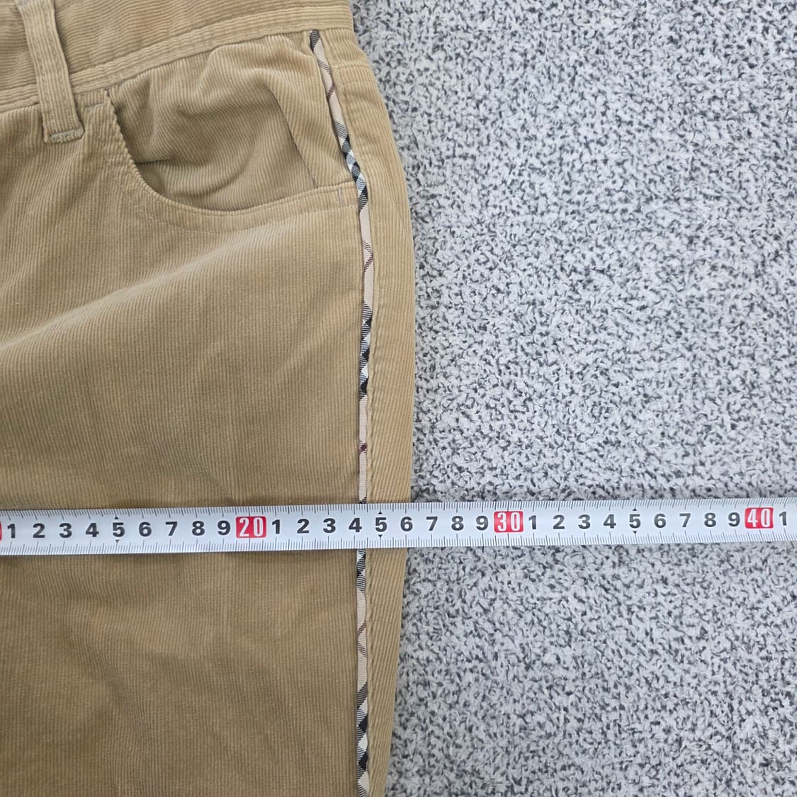 [USA-8] 버버리 코듀로이 팬츠 0203J 상품이미지8