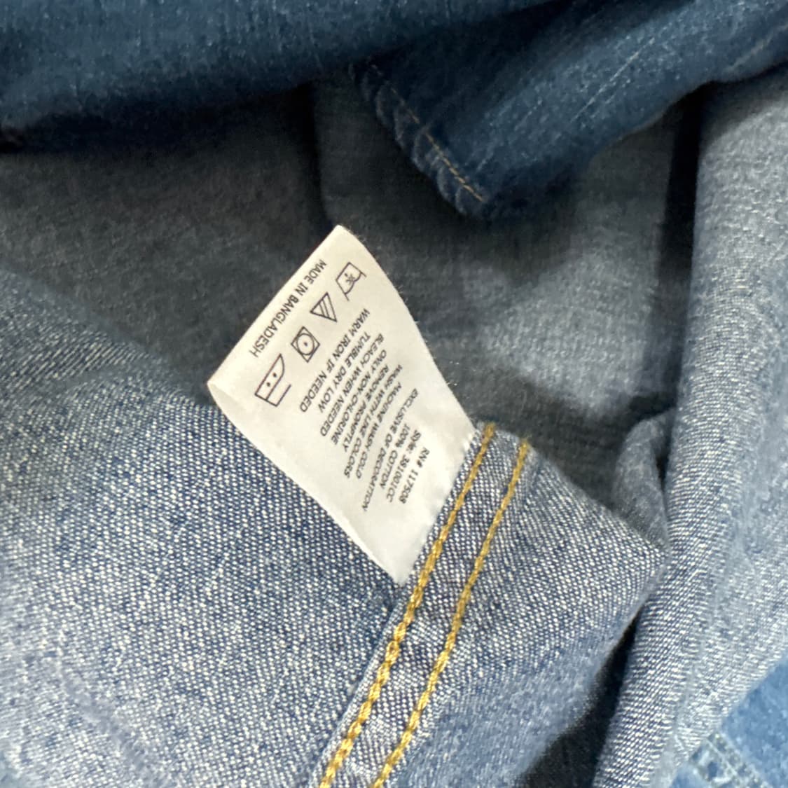 리바이스 데님셔츠 117508 M사이즈 상품이미지3