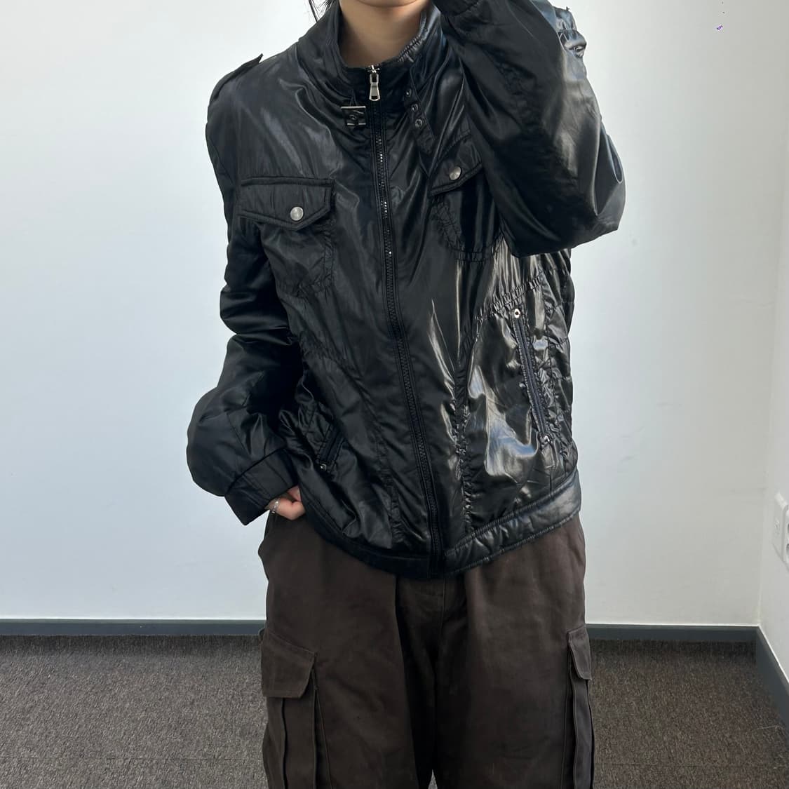 Mf.! 나일론 블랙 워크 자켓 상품이미지2