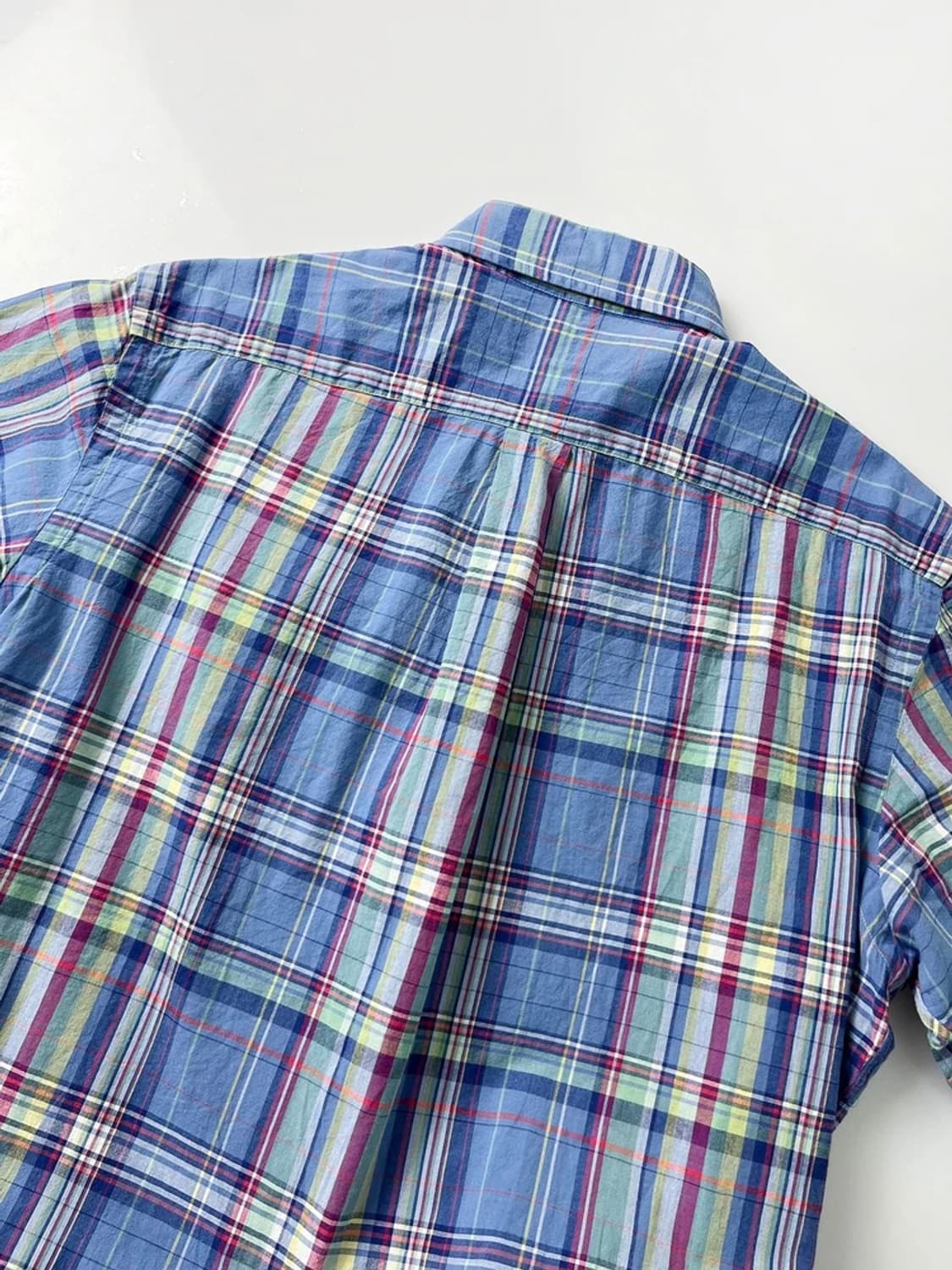 폴로 랄프로렌 커스텀핏 체크 반팔 셔츠 PN3540 상품이미지5